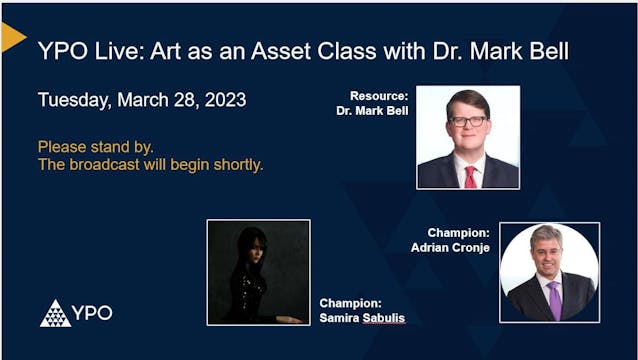 Art as an Asset Class with Dr. Mark Bell