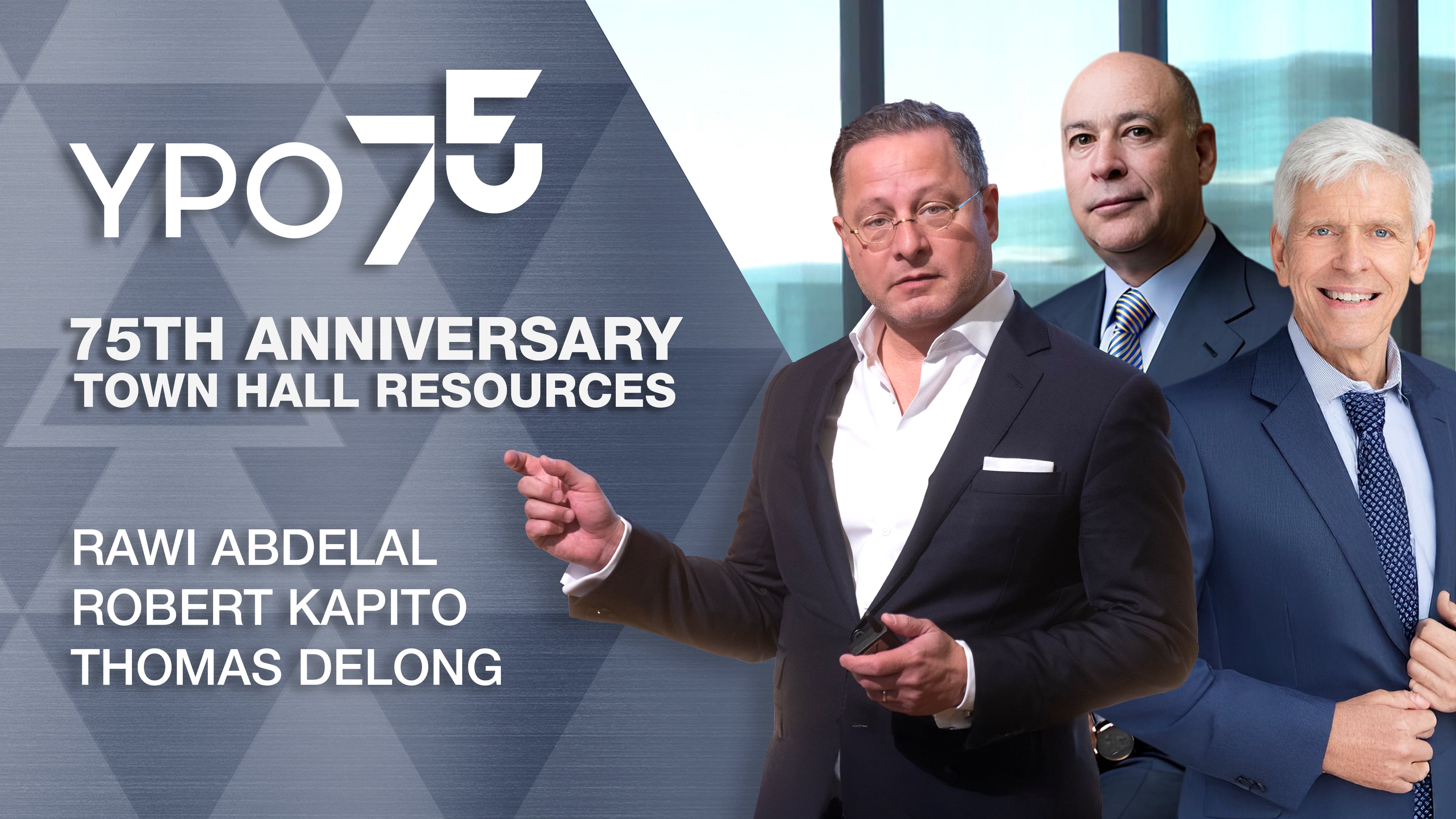 75th Anniversary Town Hall Resources: Rawi Abdelal, Robert Kapito, Thomas DeLong