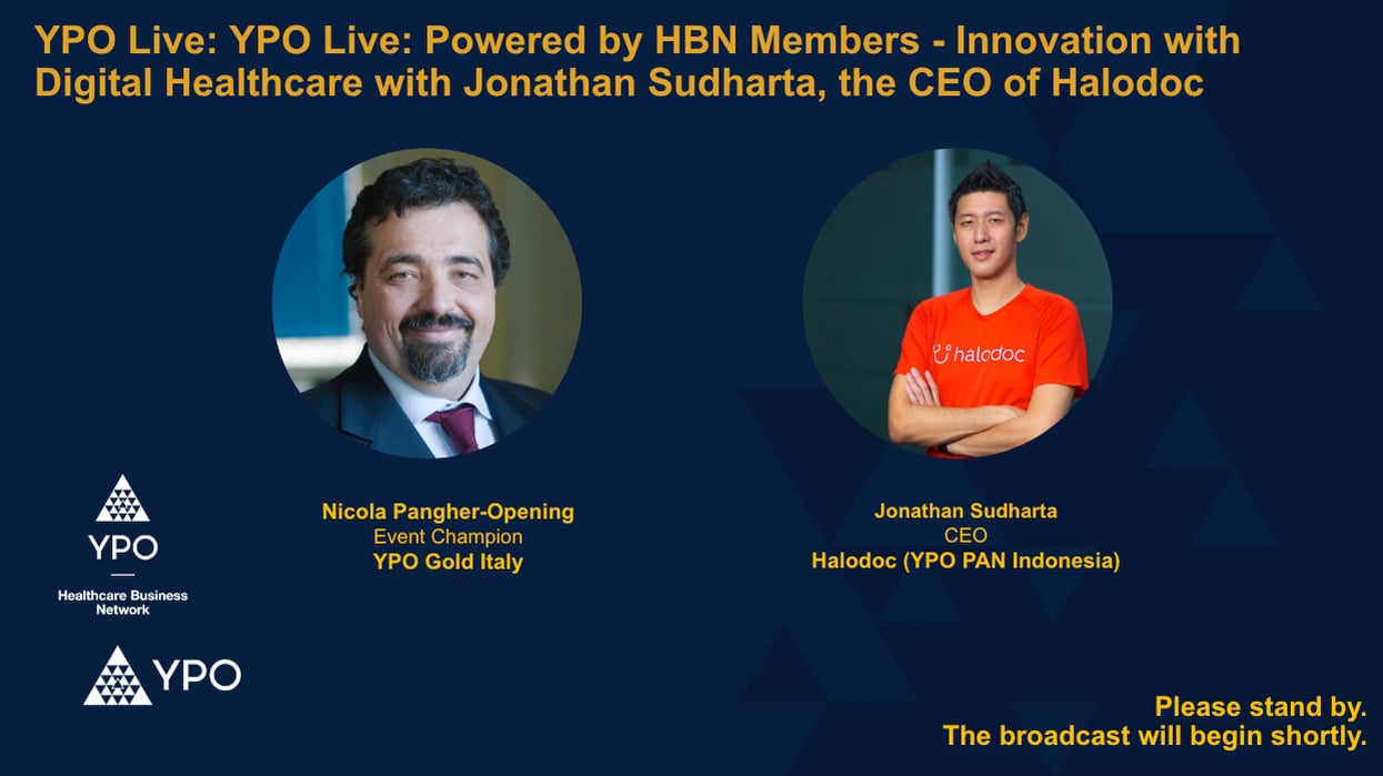 Innovation with Digital Healthcare with Jonathan Sudharta, the CEO of Halodoc