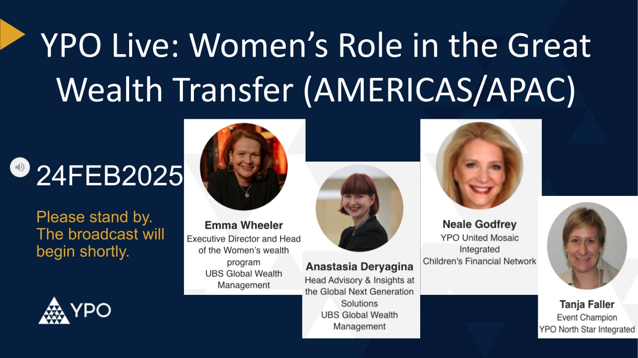 Women’s Role in the Great Wealth Transfer (AMERICAS/APAC)
