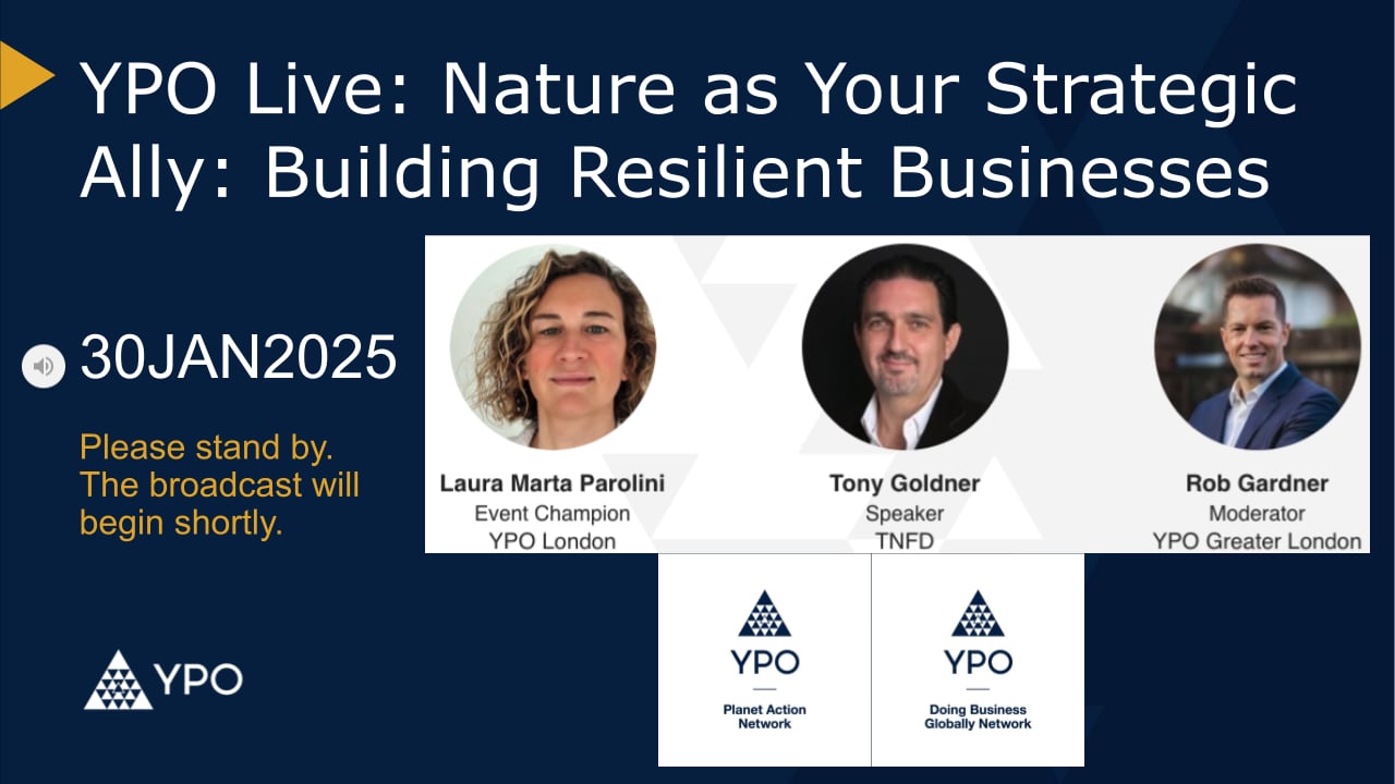Nature as Your Strategic Ally: Building Resilient Businesses