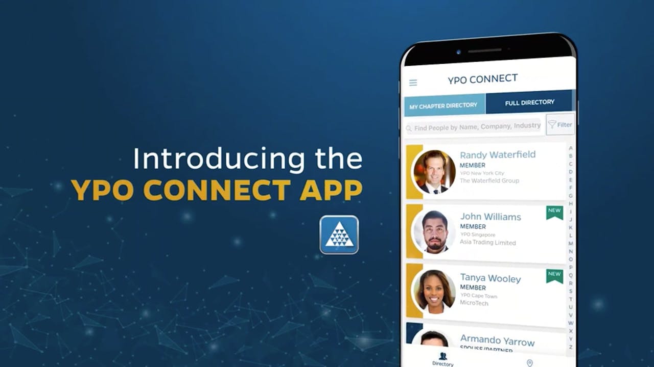 YPO Connect App YPO Digital Tools