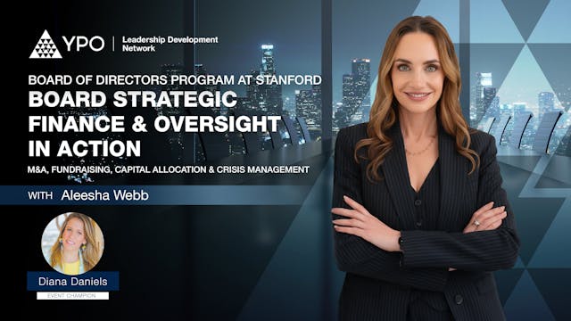 Board Strategic Finance & Oversight i...