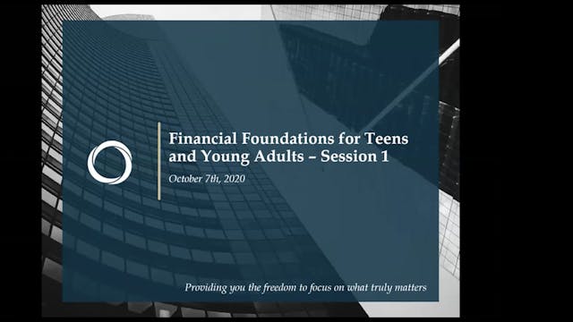 Financial Foundations For Teens And Y...