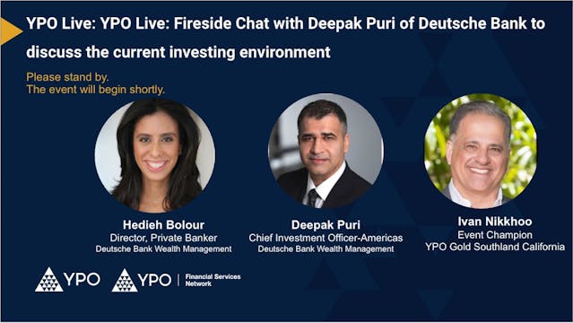 Fireside Chat with Deepak Puri of Deu...