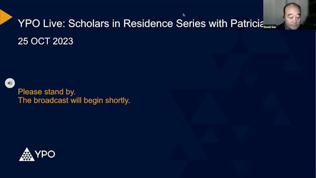 Scholars in Residence Series with Pat...