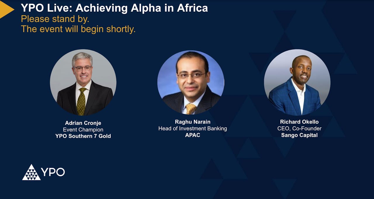 Achieving Alpha in Africa - YPO