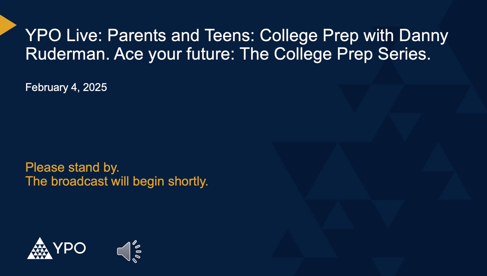 College Prep Series - Parents and Teens with Danny Ruderman: Ace your future
