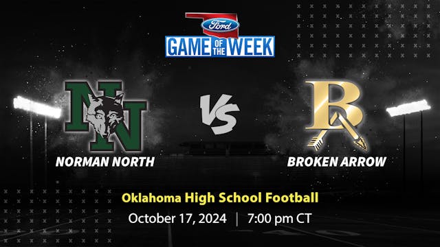 Norman North vs. Broken Arrow | 10-17-24 (Buy)