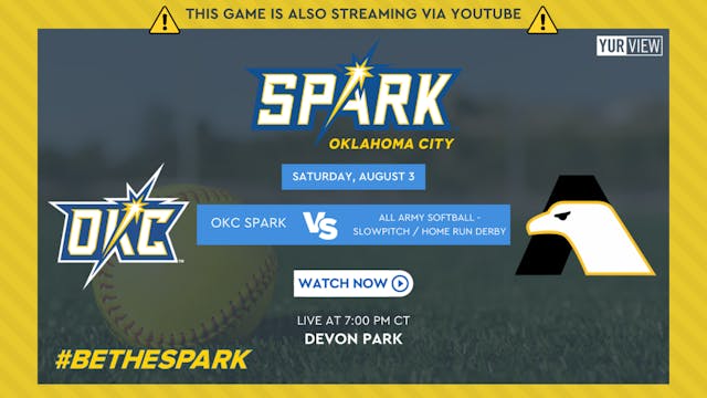 OKC Spark vs. All Army Softball | 8-3...