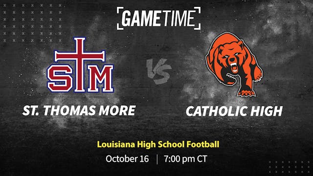 Two Heavyweights Get Defensive: Catholic vs. St. Thomas More (10-16-20)