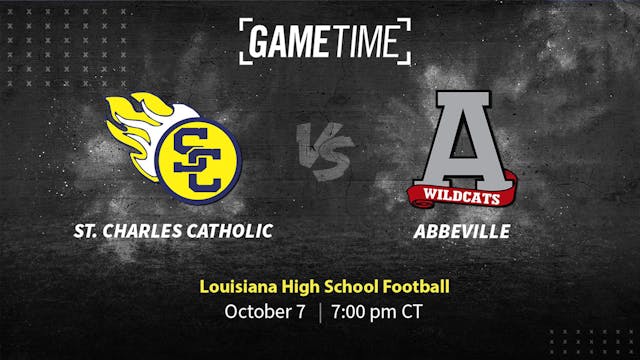 St Charles Catholic vs Abbeville (Live Stream)