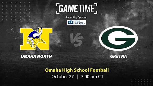 Omaha North vs Gretna | Playoff Game | Omaha | 10-27-2023