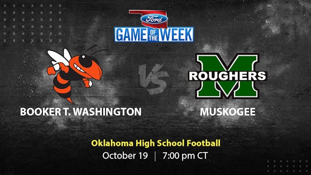 Booker T. Washington vs Muskogee | Tulsa | 10-19-2023