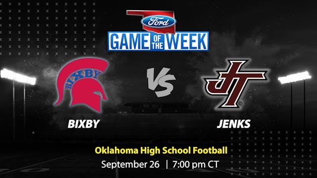Bixby vs. Jenks |Tulsa | 9-26-2025 (Buy)