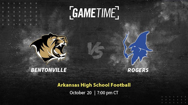 Bentonville vs Rogers | AK | 10-20-23 (Buy)