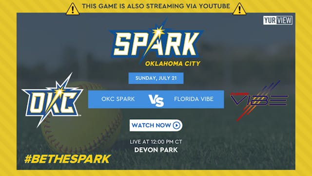 OKC Spark vs. Florida Vibe  | 7-21-2024