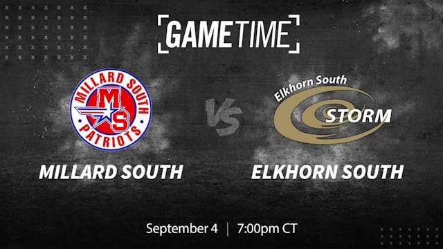 Millard South vs. Elkhorn South (9-4-20)