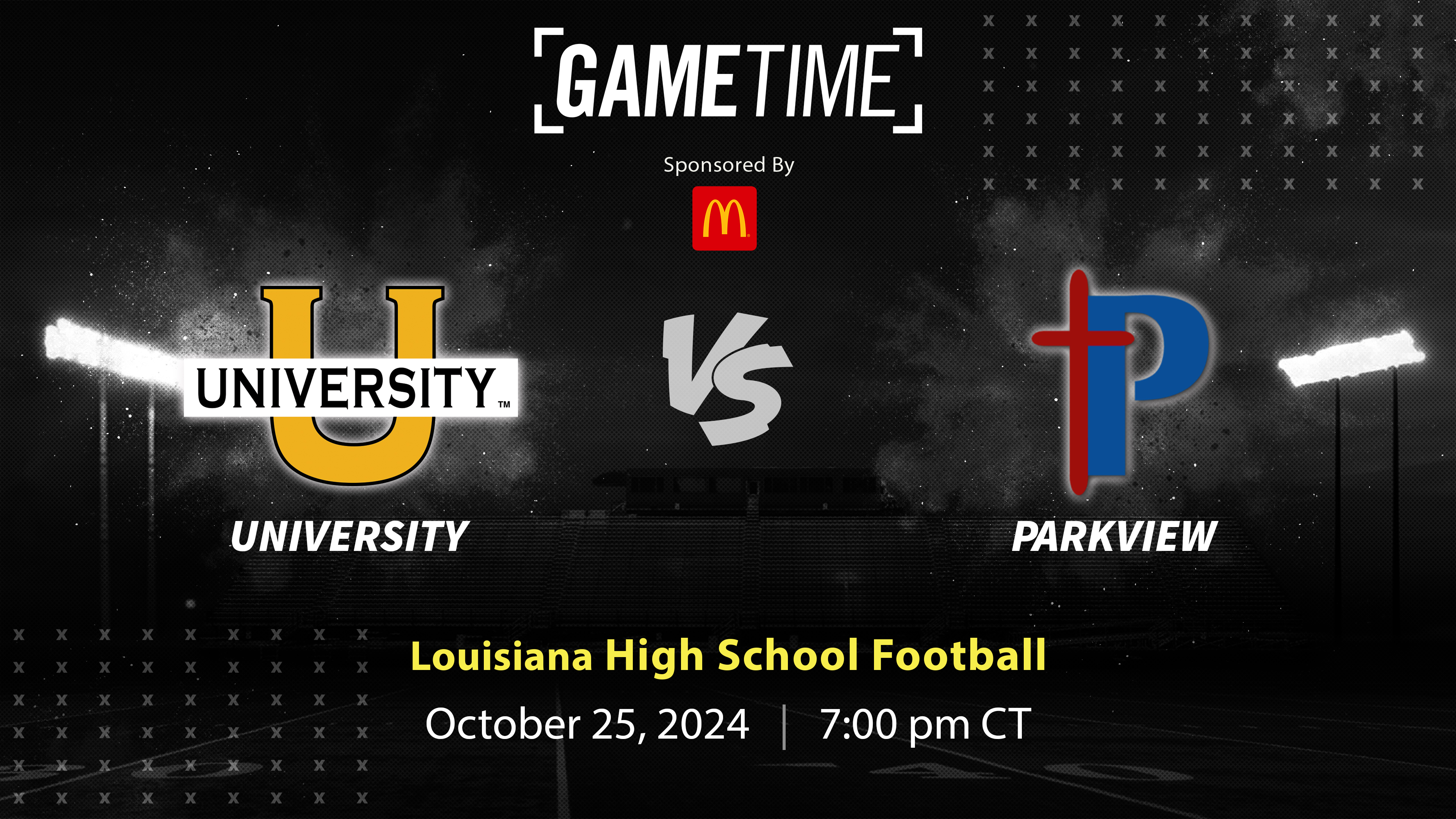 University vs. Parkview | Louisiana | 10-25-2024