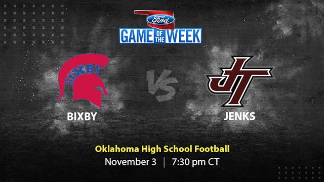 Bixby vs Jenks | Tulsa | 11-3-23 (Buy)