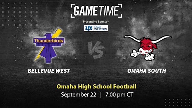 Bellevue West vs Omaha South | NE | 9-22-23 (Buy)