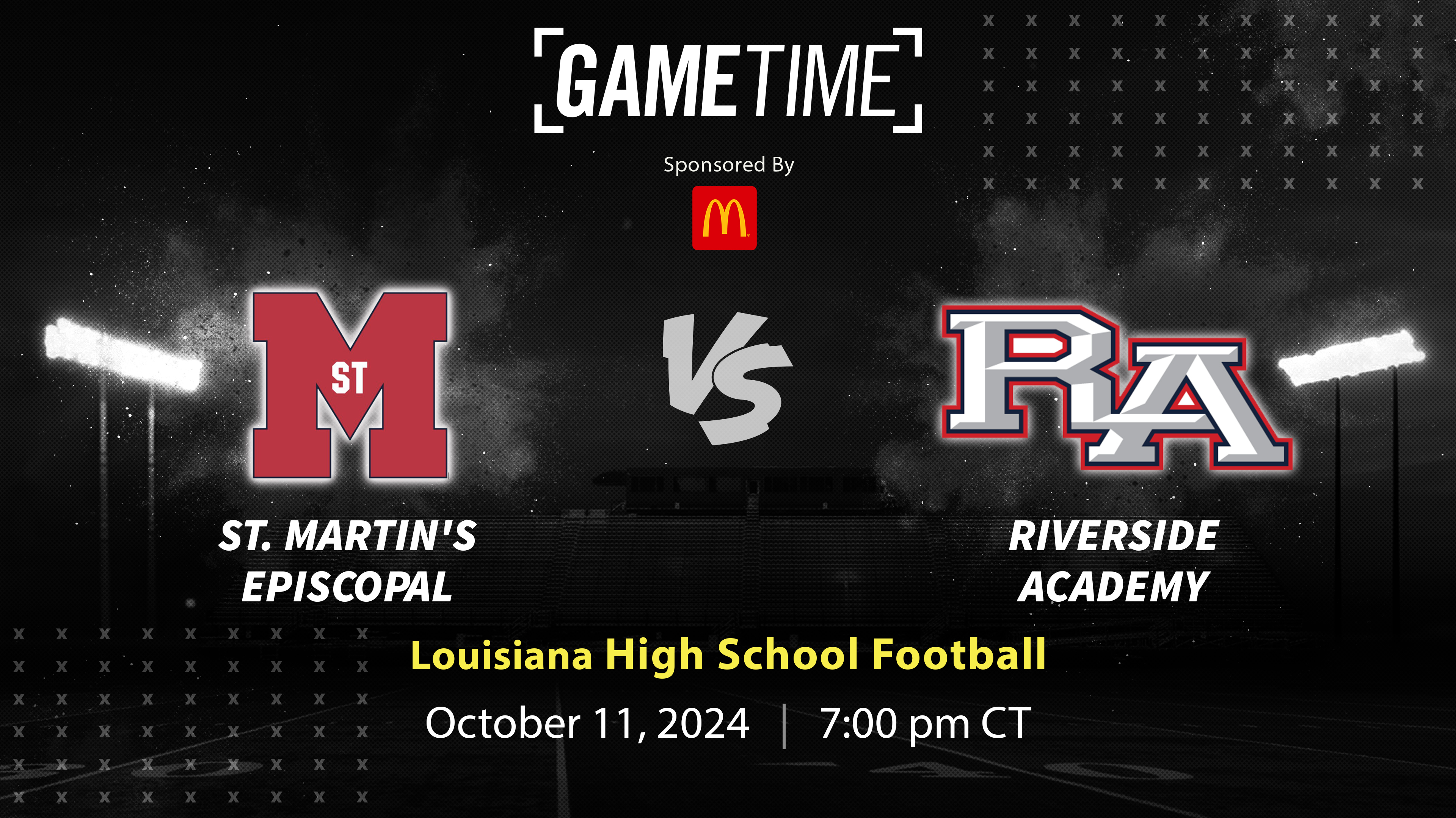 St. Martin's Episcopal vs. Riverside Academy | Louisiana | 10-11-2024
