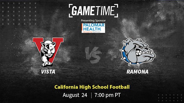 Vista vs Ramona | California | 8-24-2023