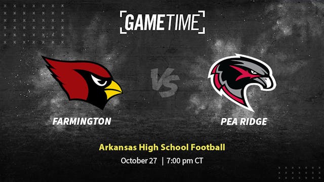 Farmington vs Pea Ridge | AR | 10-27-23 (Buy)