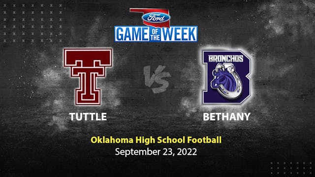Tuttle vs Bethany (9-23-22)