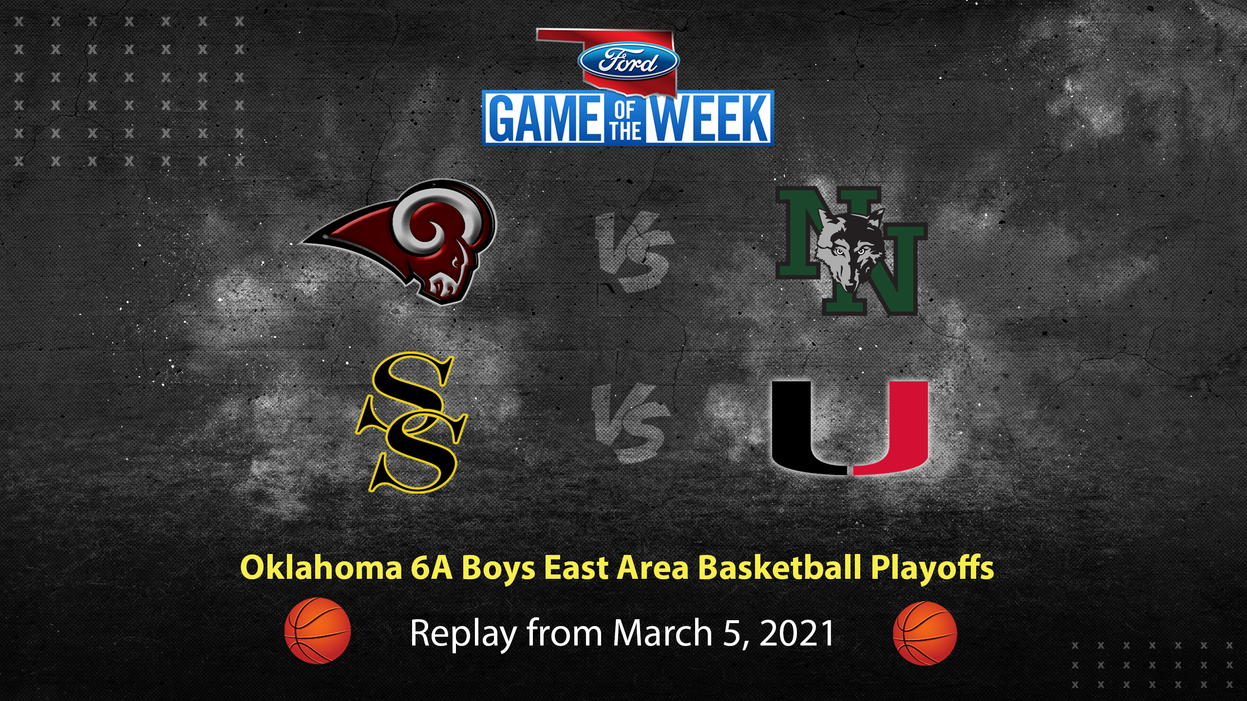 Oklahoma 6A Boys East Area Basketball Playoffs