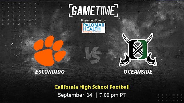 Escondido vs Oceanside | California | 9-14-2023