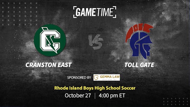 Cranston East Scores Late Goal to Defeat Toll Gate (10-27-20)