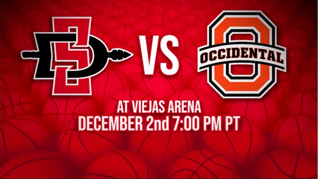 Occidental vs San Diego State Basketball (Replay 12-2-22)