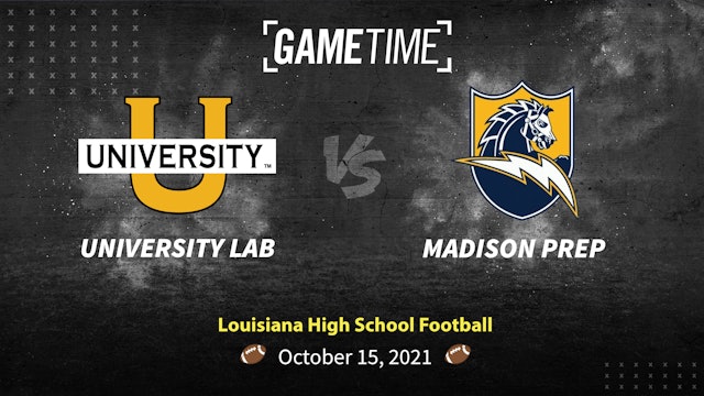 University Lab vs Madison Prep (10-15-21)