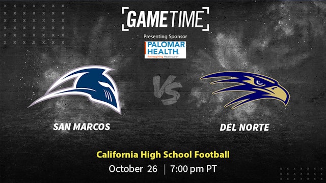 San Marcos vs Del Norte | California | 10-26-2023