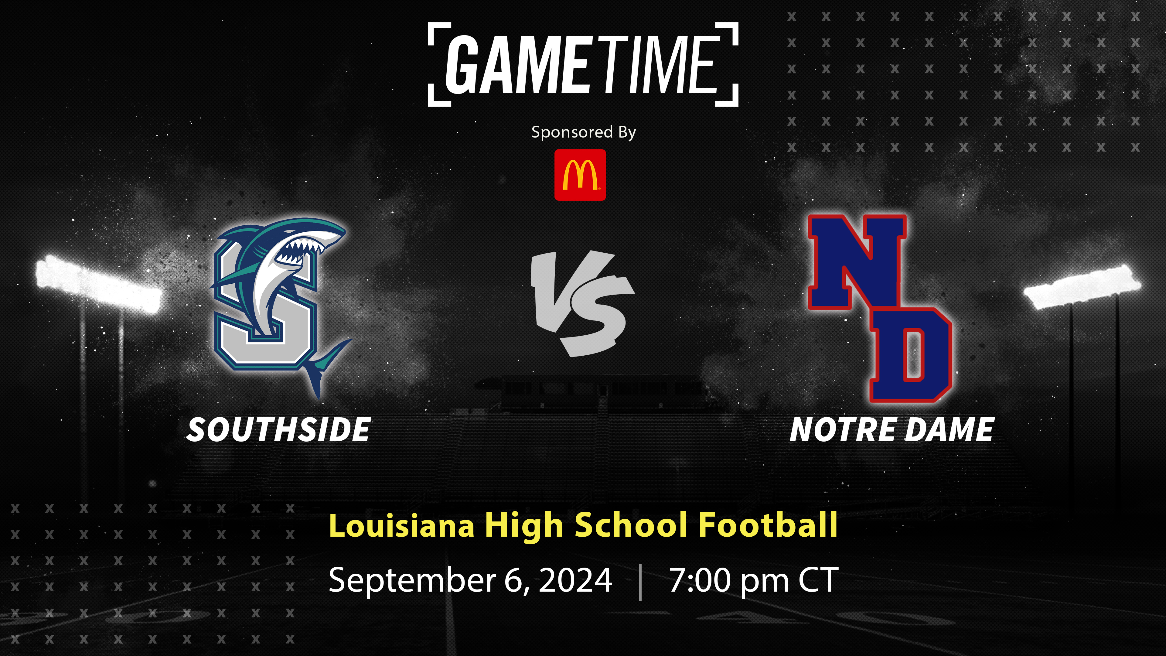 Southside vs. Notre Dame | Louisiana | 9-6-2024