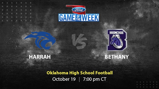 Harrah vs Bethany | Oklahoma | 10-19-2023