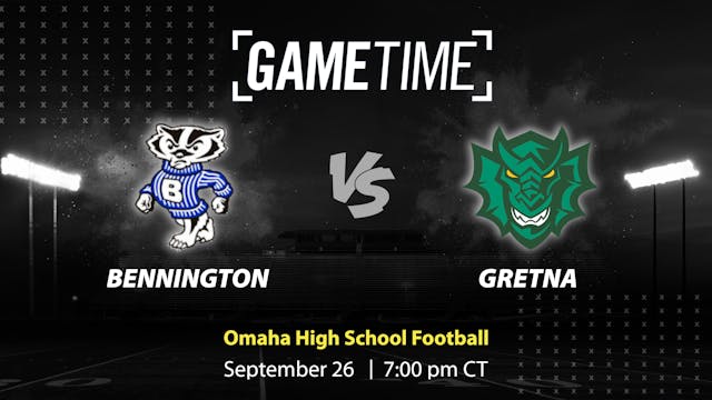 Bennington vs. Gretna | Omaha | 9-26-2025