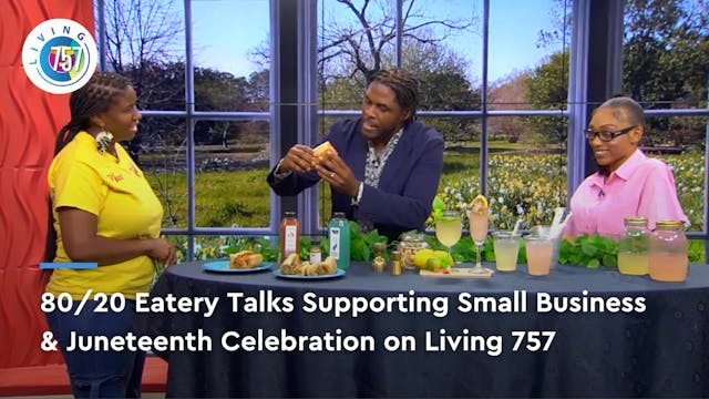 Honoring Juneteenth with 80/20 Eatery...