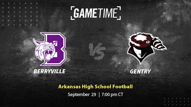 Berryville vs Gentry | Arkansas | 9-29-2023