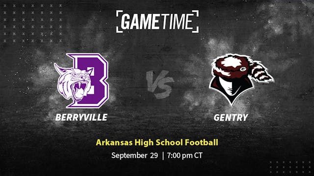 Berryville vs Gentry | Arkansas | 9-2...