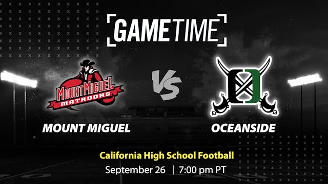 Mount Miguel vs. Oceanside | San Dieg...