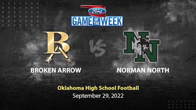 Broken Arrow vs Norman North (9-29-22)