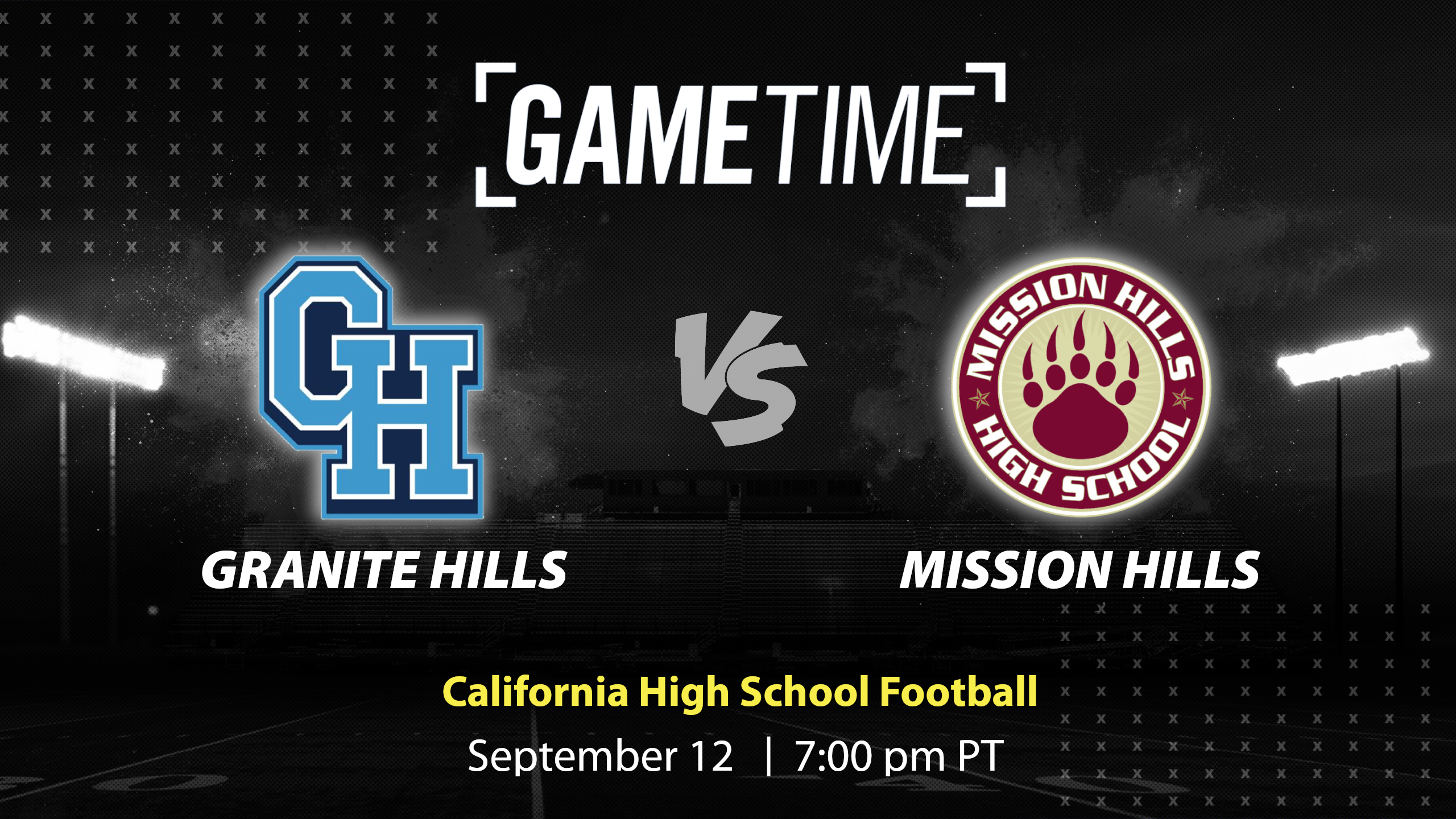 Granite Hills vs. Mission Hills | San Diego | 9-12-2025