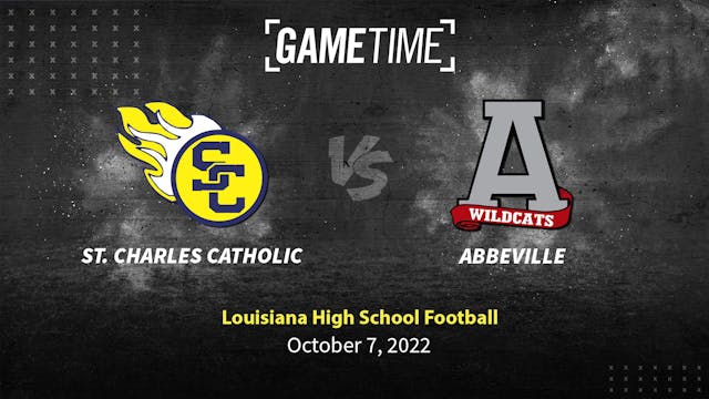 St. Charles Catholic vs Abbeville (10-7-22)