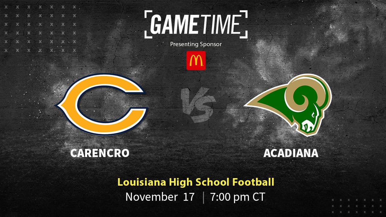 Carencro vs Acadiana Playoff Game Louisiana 11172023