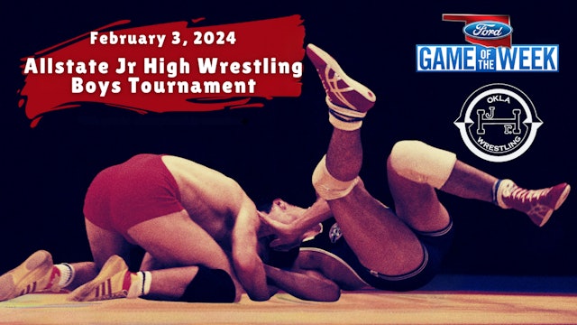 Allstate Jr High Wrestling Boys Tournament | OK | 2-3-2024