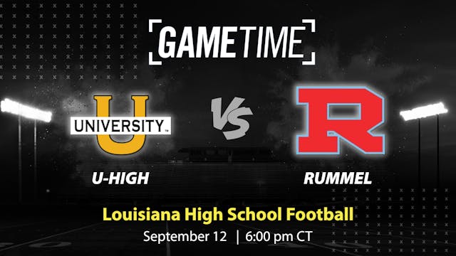 U-High vs. Rummel | Louisiana |9-12-2025