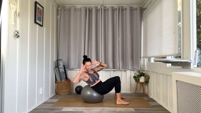 35 min Abs On the Ball Fusion w/ Tracy