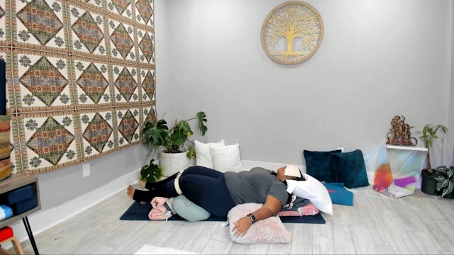 25 min. Restorative Yoga w/ Tamika – Shape rest 8/1/23